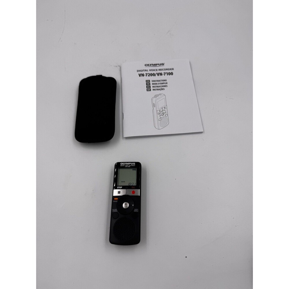 Olympus Digital Voice Recorder VN-7200 with Paperwork and Case